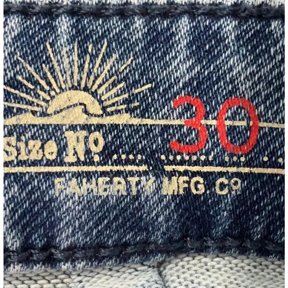 Faherty Stretch Terry Patch Pocket Pant-Riverton Wash Size 30 - Picture 6 of 8